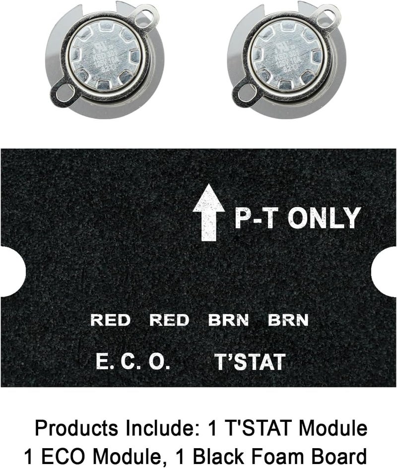 QAGGUM مجموعة ترموستات سخان الماء RV متوافقة مع Atwood 91447، قطع غيار إصلاح ECO و T-STAT لخدمة قطع الطوارئ، 1 مجموعة - Image 3